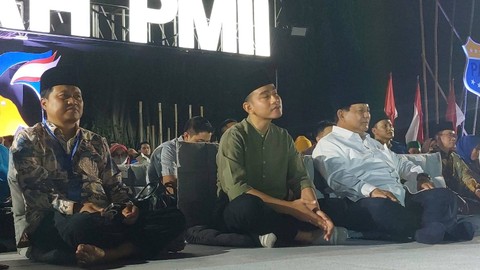 Harlah PMII ke-63, Gibran dan Prabowo di sambut ribuan kader PMII di Solo. Foto: Dok. Istimewa