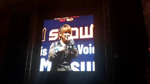 Rica Matsumoto di Indonesia Comic Con 2023. Foto: Alexander Vito/kumparan