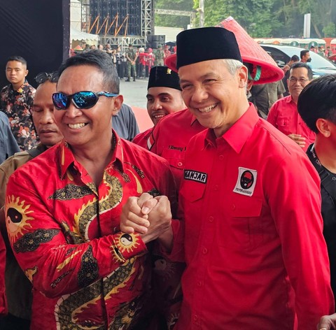 Andika Perkasa dan Ganjar Pranowo Foto: PDIP