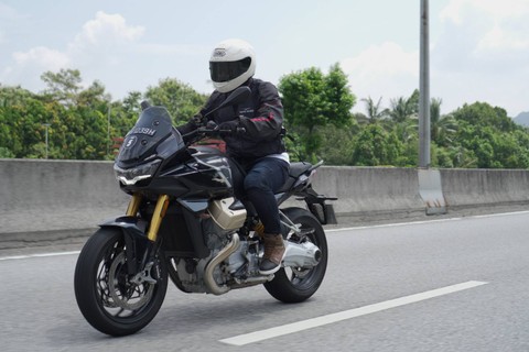 Moto Guzzi V100 Mandello. Foto: Aditya Pratama Niagara/kumparan