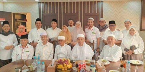 Tokoh Teras PP Muhammadiyah dan PBNU Bertemu di Makkah. Foto: Dok. PP Muhammadiyah
