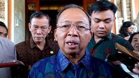 Gubernur Bali I Wayan Koster di DPRD Bali, Rabu (28/6/2023). Foto: Denita BR Matondang/kumparan