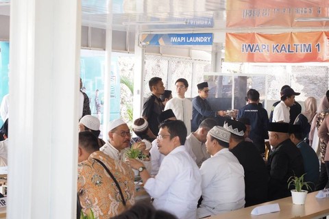 Penyerahan hewan kurban di Masjid Nurul Muttaqin Bumi Harapan, Sepaku pada Kamis (29/06/2023). Foto: Dok. Istimewa