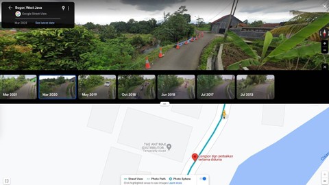 Tangkapan layar Google Maps. Dok: Google.