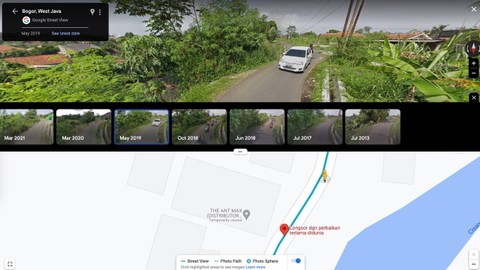 Balungbangjaya, Kecamatan Bogor Barat, Kota Bogor, Jawa Barat. layar Google Maps. Dok: Google.