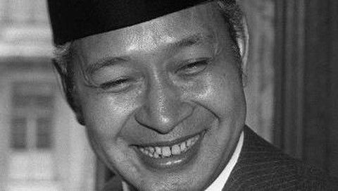 Foto Presiden Soeharto. Foto: AFP