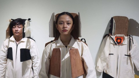 Salah satu karya yang dipamerkan di Artjog 2023. Foto: Arif UT