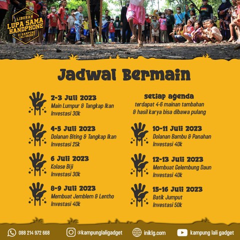 Kampung Lali Gadget Hadirkan Jurus Liburan Lupa Gadget