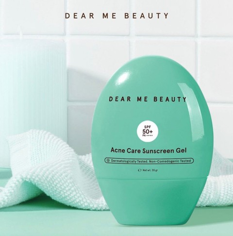 Dear Me Beauty Acne Care Sunscreen Gel. Foto: Dok. Dear Me Beauty