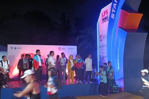 LPS Monas Half Marathon 2023, Minggu (2/7). Foto: Hedi/kumparan