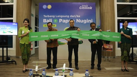 Citilink buka rute Bali-Papua Nugini. Foto: Citilink