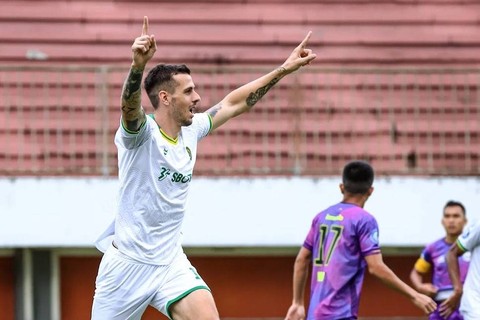 Persikabo menghadapi Rans Nusantara dalam laga perdana Liga 1 di Stadion Maguwoharjo, Sleman, Senin (3/7/2023). Foto: Instagram/@officialpersikabo