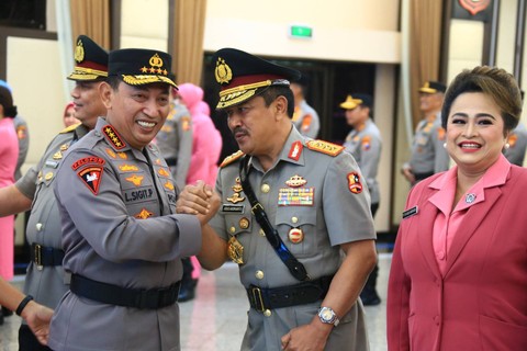 Upacara sertijab Wakapolri di Mabes Polri. Foto: Humas Polri