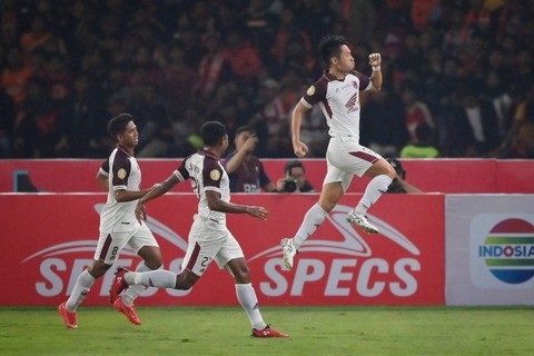 Pertandingan Persija Jakarta vs PSM Makassar di Liga 1 2023. Foto: Aditya Pradana Putra/ANTARA FOTO