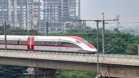 Ilustrasi kereta cepat. Foto: PT KCI