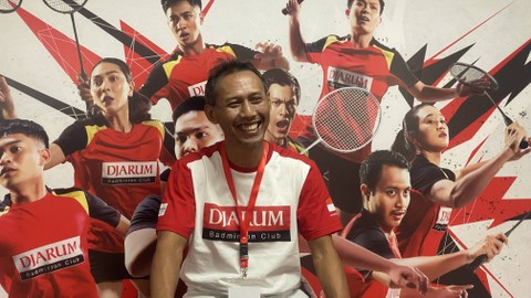Legenda bulu tangkis Indonesia, Sigit Budiarto. Foto: Soni Insan Bagus/kumparan