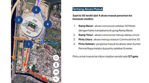 Denah Jakarta International Stadium (JIS). Foto: Dok. Istimewa