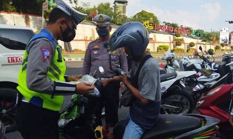 Ilustrasi Operasi Patuh Krakatau. | Foto : Dok. Polresta Bandar Lampung