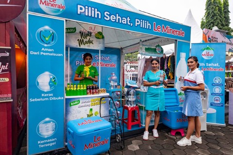 Booth Le Minerale. Foto: dok. Le Minerale