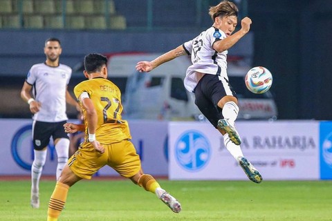 Pertendingan Bhayangkara FC vs Rans Nusantara FC pada Liga 1, Minggu (9/7/2023). Foto: Instagram/@rans.nusantara
