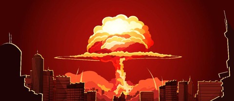 ilustrasi ledakan senjata nuklir bom atom(foto: pixabay.com)