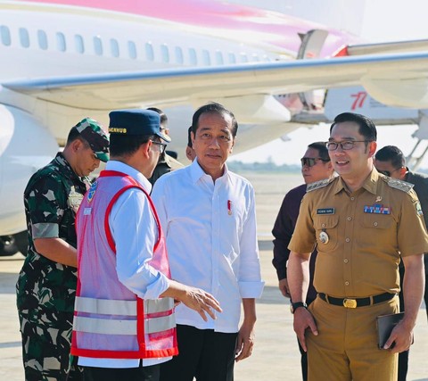 Presiden Jokowi meninjau Bandara Kertajati. Foto: Rusman/Biro Pers Sekretariat Presiden