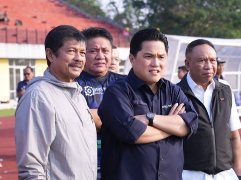 Erick Thohir di Jakabaring Foto: Dok. PSSI