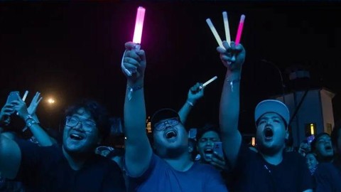 Wota saat nonton konser JKT48. Foto: Instagram/@jkt48