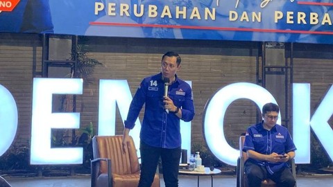 Ketum Demokrat Agus Harimurti Yudhoyono (AHY) di Kantor DPP Demokrat.  Foto: Paulina Herasmaranindar/kumparan