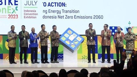 Seremoni pembukaan acara EBTKE Conex 2023. (foto: istimewa)
