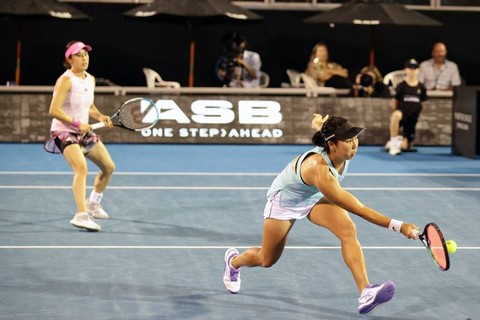 Aldila Sutjiadi. Foto: AFP/DAVID ROWLAND