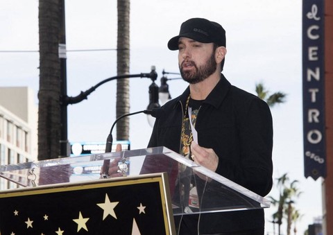 Rapper, Eminem. Foto: AFP/VALERIE MACON