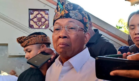 Gubernur Bali Wayan Koster di Gedung DPRD Bali, Kamis (20/7/2023). Foto: Denita BR Matondang/kumparan