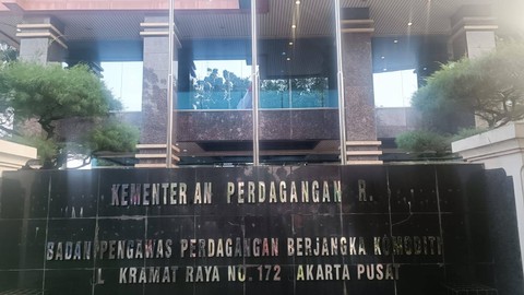 Gedung Badan Pengawas Perdagangan Berjangka Komoditi (Bappebti). Foto: Ghinaa Rahmatika/kumparan