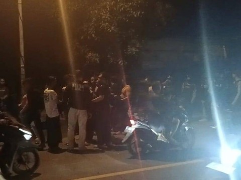 Bentrok Perguruan Silat di Gresik Foto: Dok. Istimewa