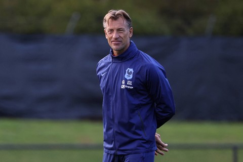 Pelatih Timnas Wanita Prancis Herve Renard. Foto: FRANCK FIFE / AFP