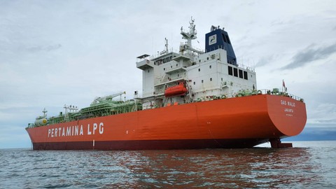 Kapal LNG Pertamina International Shipping (PIS).  Foto: Dok PIS