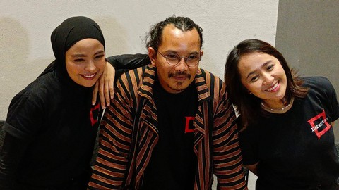 Konferensi pers band Kotak terkait isu terbaru mereka. Foto: Aprilandika Pratama/kumparan