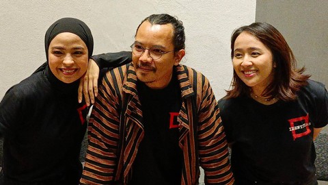 Konferensi pers band Kotak terkait isu terbaru mereka. Foto: Aprilandika Pratama/kumparan