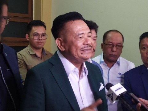 Ketua Perhimpunan Advokat Indonesia (Peradi), Otto Hasibuan, di Kota Bandung pada Rabu (26/7).  Foto: Rachmadi Rasyad/kumparan