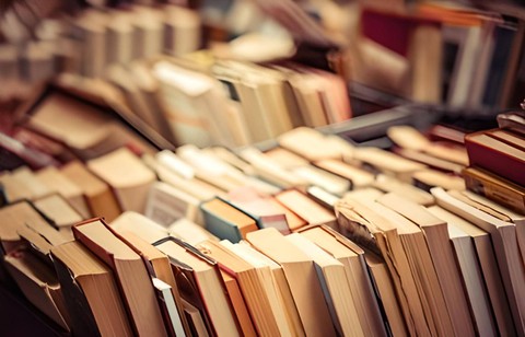 Gambar buku bekas. Foto: fornStudio/Shutterstock