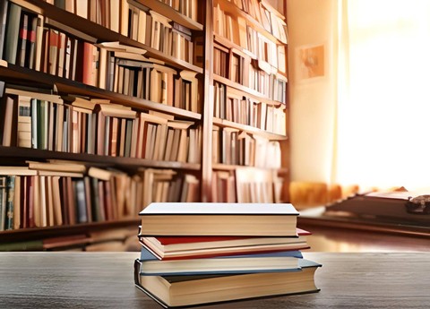 Gambar buku di perpustakaan. Foto: Africa Studio/Shutterstock