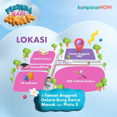 Lokasi Festival Hari Anak 2023. Foto: kumparan
