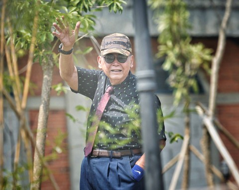 Panji Gumilang di Ponpes Al-Zaytun. Foto: Dok. kumparan