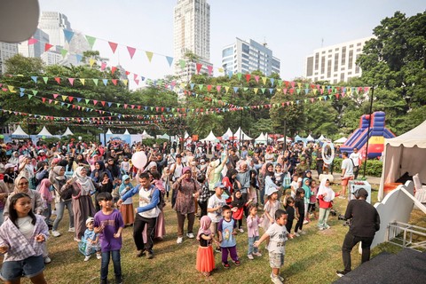 Keseruan hari kedua di Festival Hari Anak 2023 bersama kumparanMOM di Taman Anggrek GBK, Jakarta, Minggu (30/7/2023). Foto: Dicky Adam Sidiq/kumparan