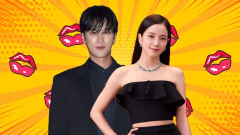 Ahn Bo Hyun dan Jisoo Blackpink. Foto: Instagram/@bohyunahn dan @sooyaaa__