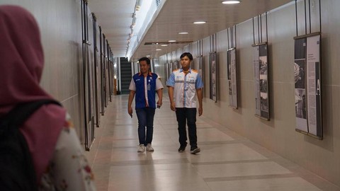 Terowongan bawah tanah di Stasiun Tugu Yogyakarta yang baru selesai direnovasi, Senin (31/7). Foto: Arif UT/Pandangan Jogja