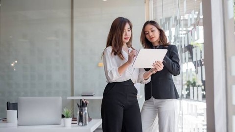 Ilustrasi perempuan sukses. Sumber foto; shutterstock