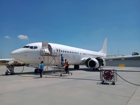 Pesawat jenis Boeing 737-800 NG yang didatangkan Garuda Indonesia. Foto: Dok. Istimewa