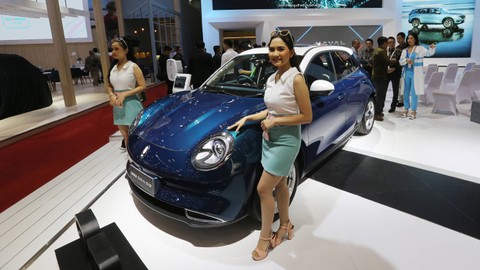 Merek Great Wall Motor (GWM) resmi masuk pasar otomotif Indonesia melalui pameran GIIAS 2023. Foto: Aditia Noviansyah/kumparan